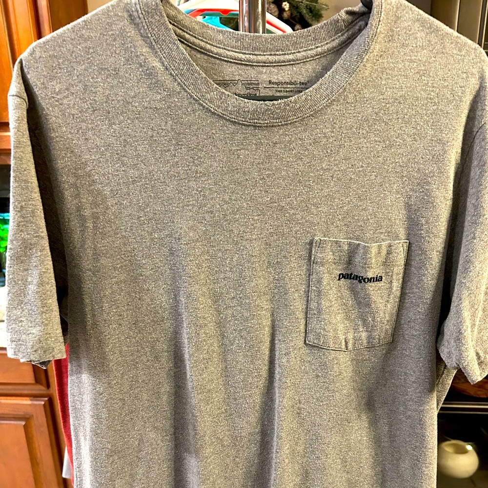 Men’s Patagonia grey tee | size L